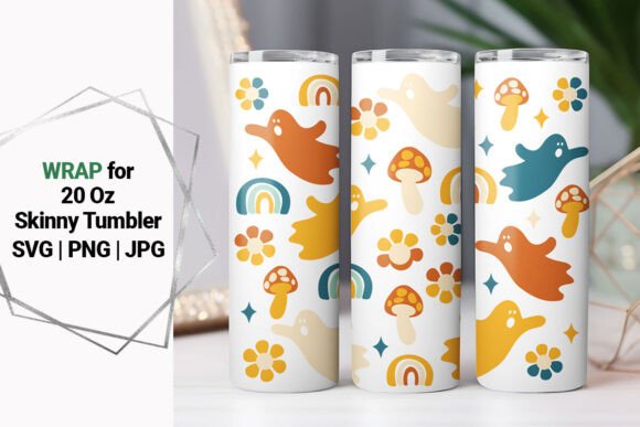 20oz Tumbler Cute Halloween Wrap