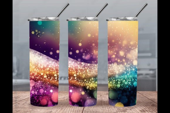 Fantasy Shinny Glitter Tumbler Wrap