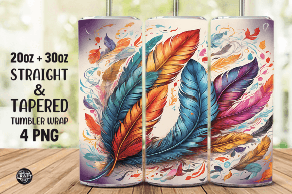 Feather Wrap for 20oz Tumbler