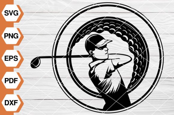 Golfing Scene SVG EP-150