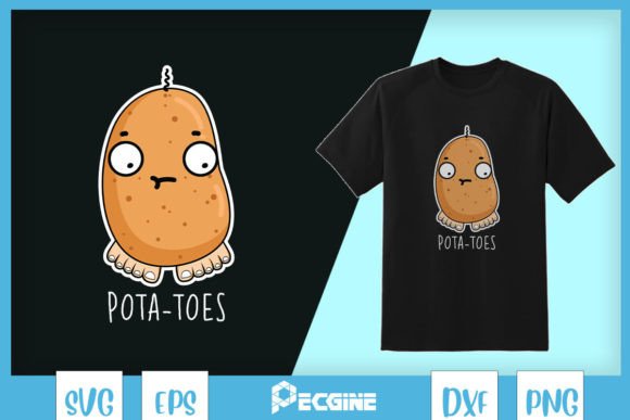Pota-toes Cute Pun SVG