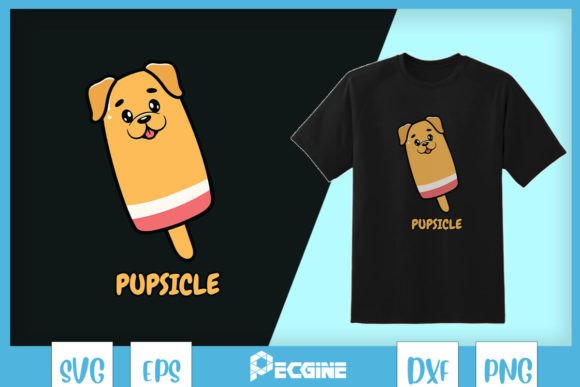 Pupsicle Puppy Popsicle Pun SVG