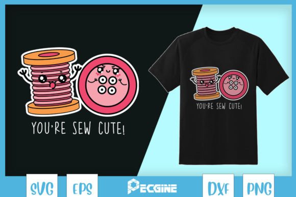 Sew Cute Sewing Pun SVG