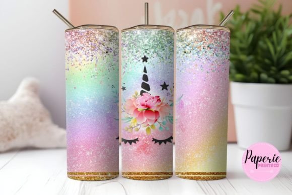 Unicorn 20 Oz Tumbler Design